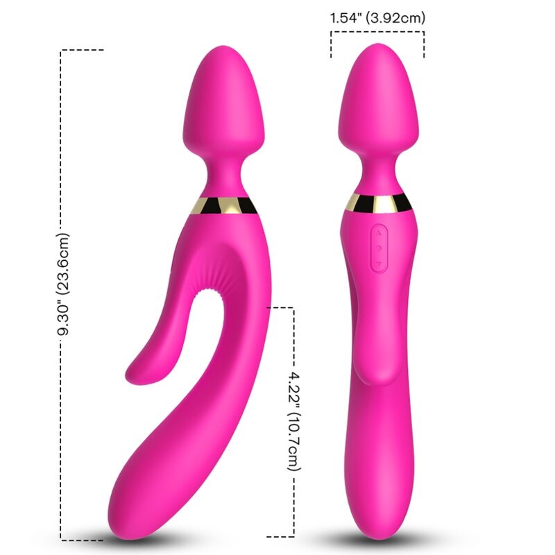 ARMONY vibromasseur Rabbit fuchsia avec col flexible