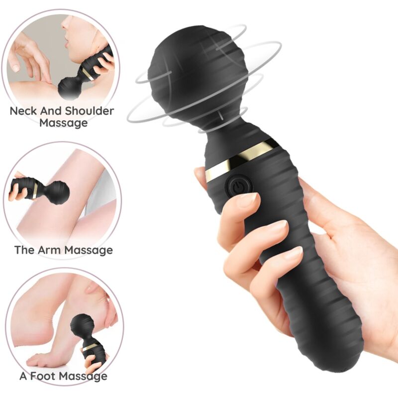 Stimulateur clitoridien et masseur ARMONY Freedo, noir