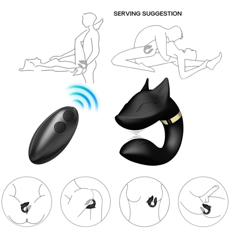 Vibromasseur pour couple ARMONY Fox avec télécommande