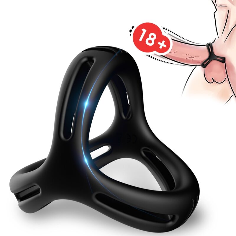 ARMONY X Ring Multiposition, anneau pénien noir sans vibration