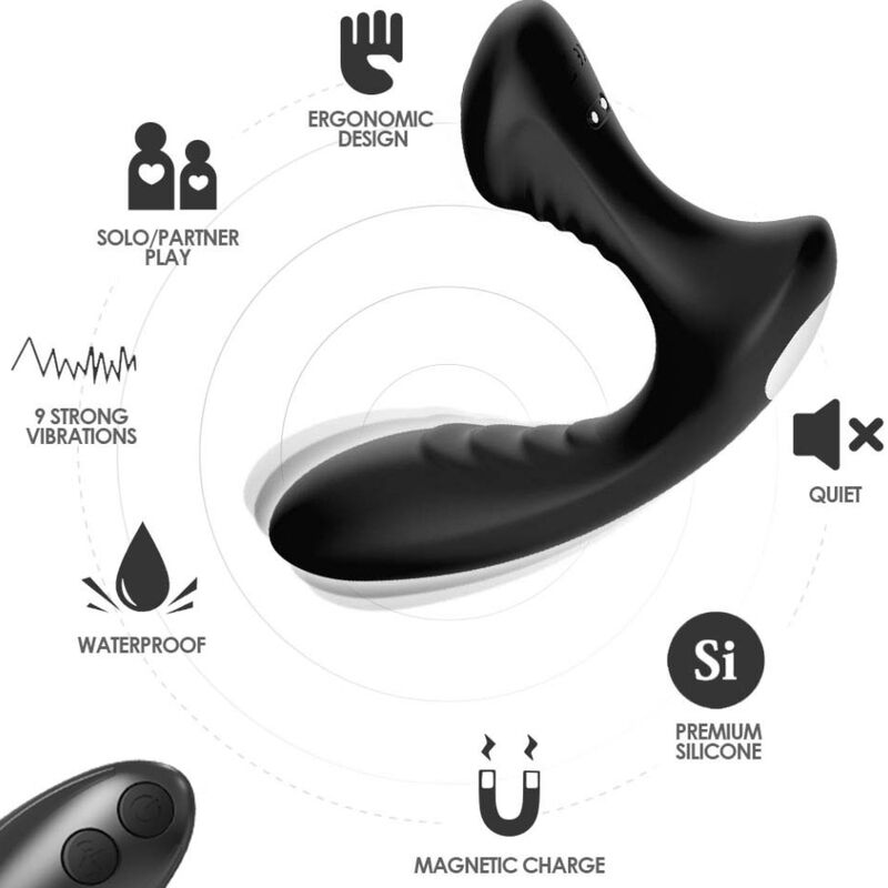 Plug anal vibrant ARMONY Storm avec télécommande
