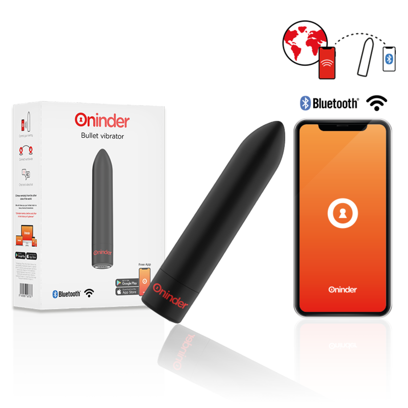 Mini vibromasseur ONINDER Berlin avec contrôle par appli
