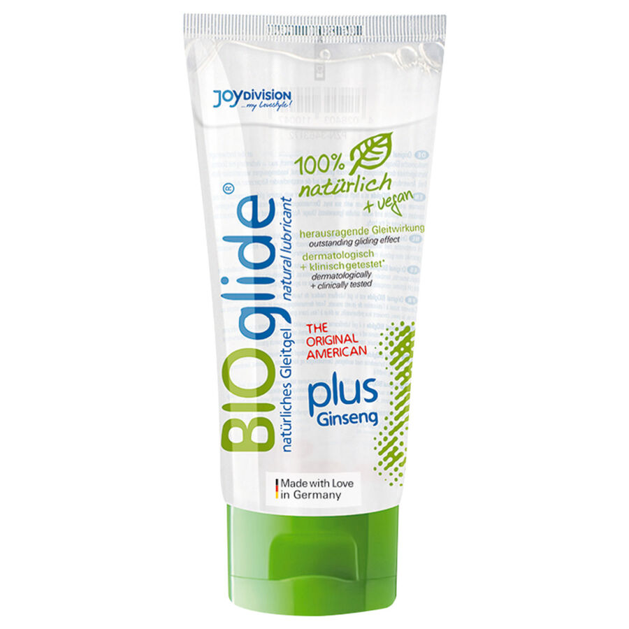 Gel lubrifiant JOYDIVISION BIOglide Plus au ginseng, 100 ml