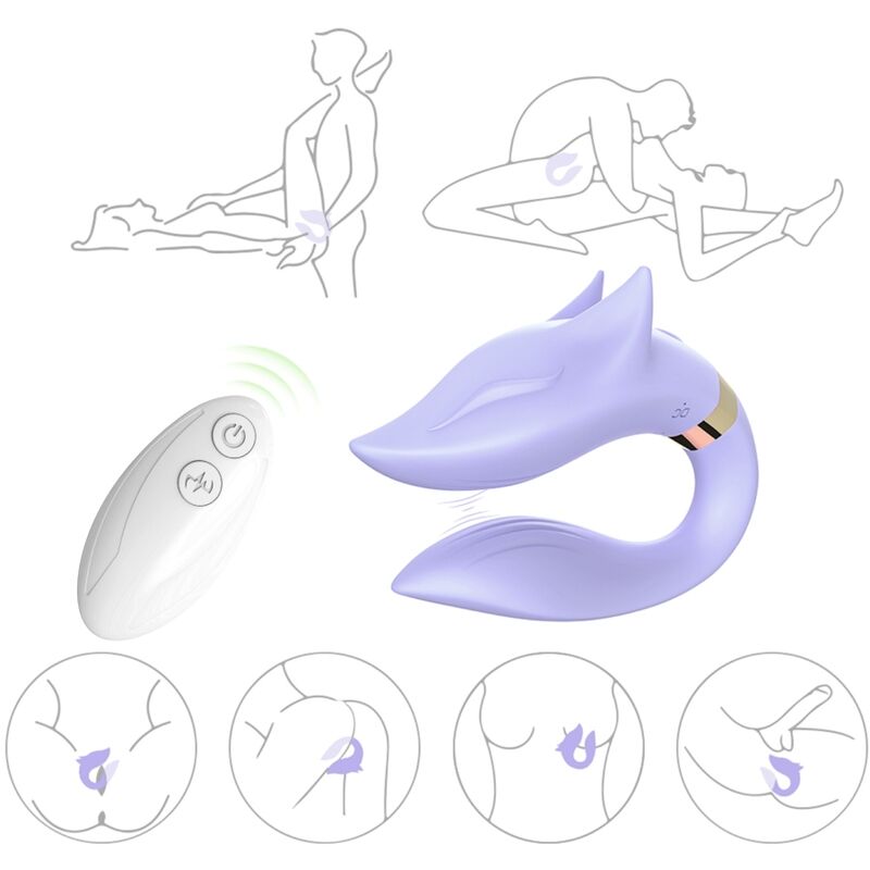 ARMONY Fox vibromasseur de couple avec télécommande, violet