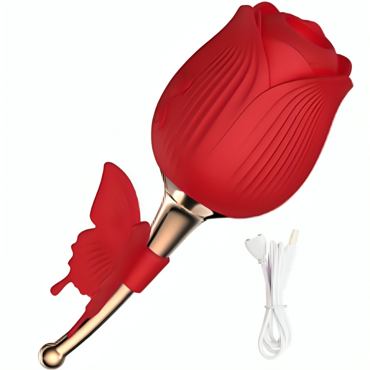 Armony Stimulateur À Aspiration Papillon Fleur Rouge