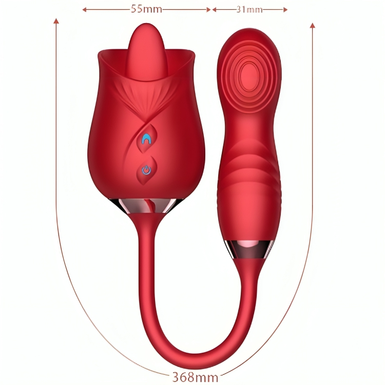 Vibromasseur Delight Flower avec fonction langue et 10 modes ARMONY