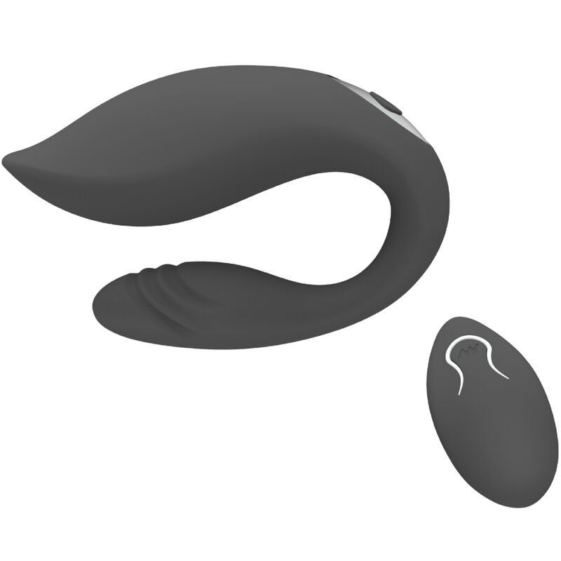 Vibromasseur pour couple avec télécommande et 10 modes de vibration noir ARMONY