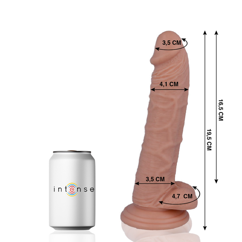 MR. INTENSE gode réaliste avec ventouse, 19,5 cm