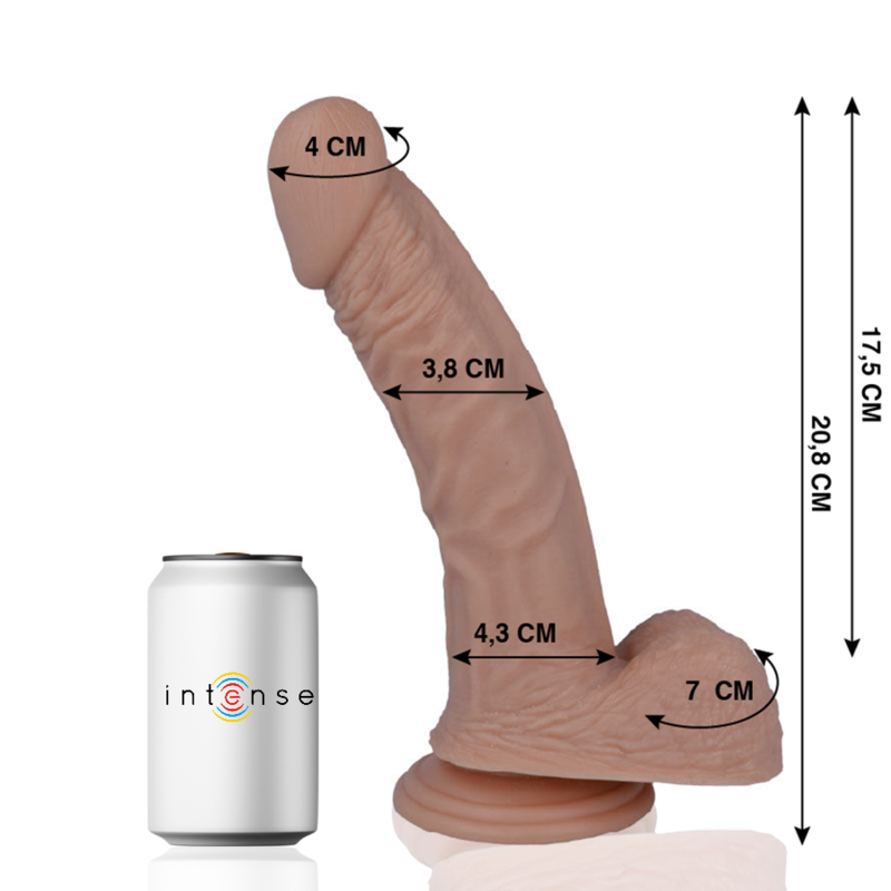 MR. INTENSE 23, gode réaliste, 20,8 cm