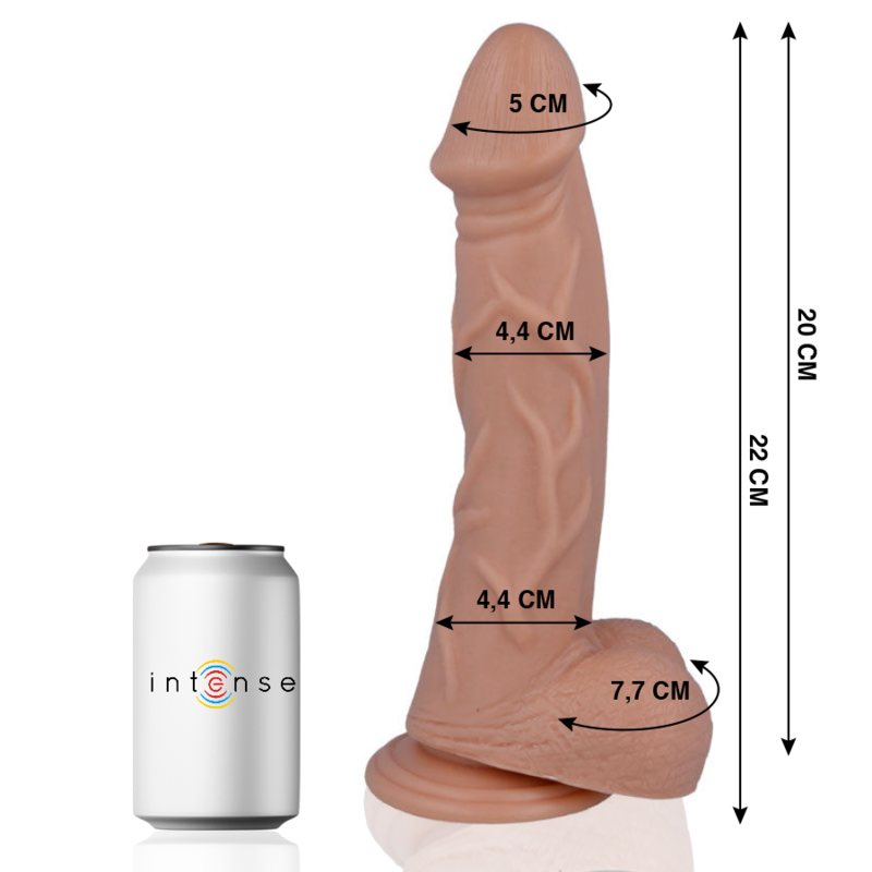 MR. INTENSE, gode réaliste avec ventouse, 22 cm