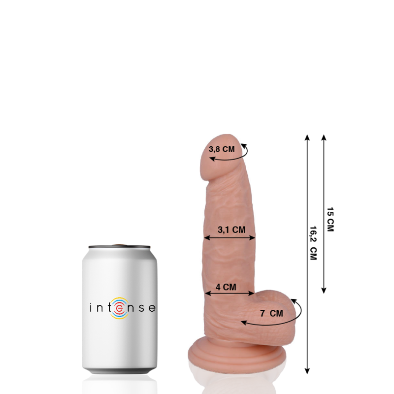MR. INTENSE, dildo réaliste avec ventouse, 16,2 cm