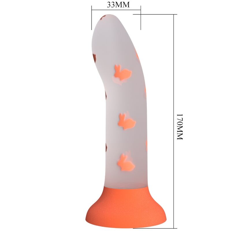 Gode Pretty Love Magical Nightfall sans vibrations, orange