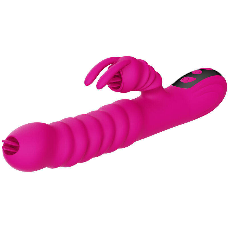 Stimulateur rabbit à double langue avec fonction chauffante pour une stimulation intense ARMONY