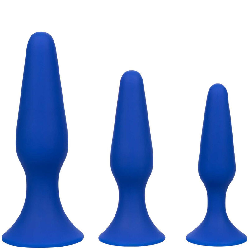 Set de plugs anaux CalExotics Admiral avec 3 plugs