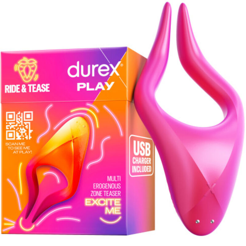 Vibromasseur pour couple Durex Ride & Tease