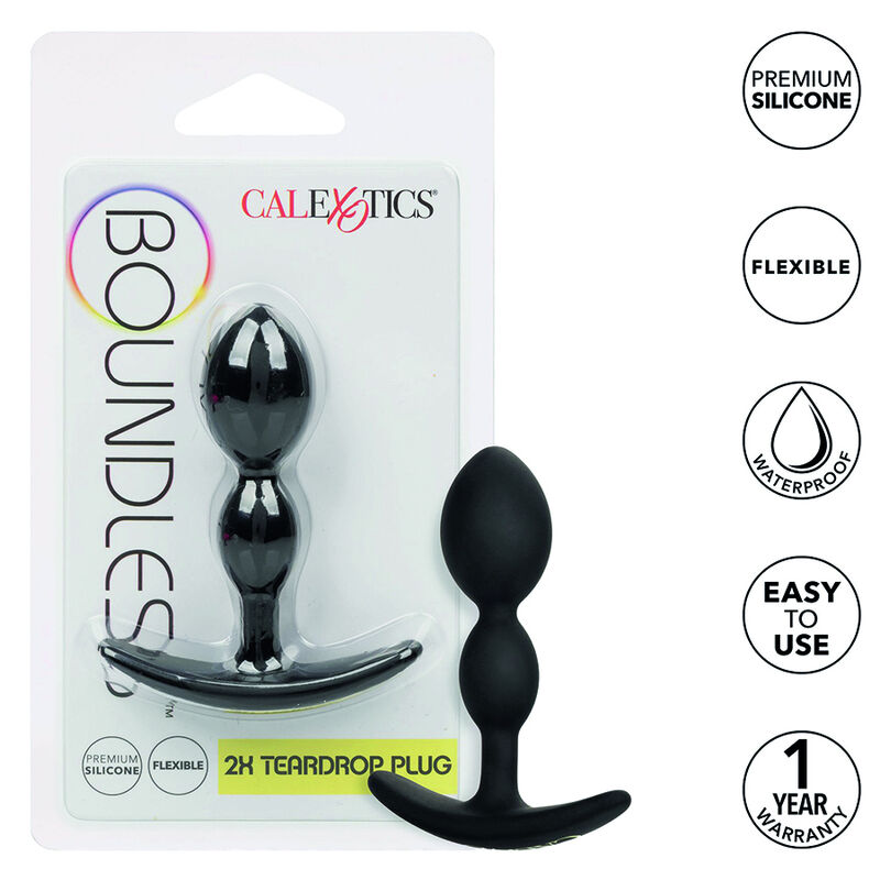 Plug anal en silicone CalExotics Boundless 2X