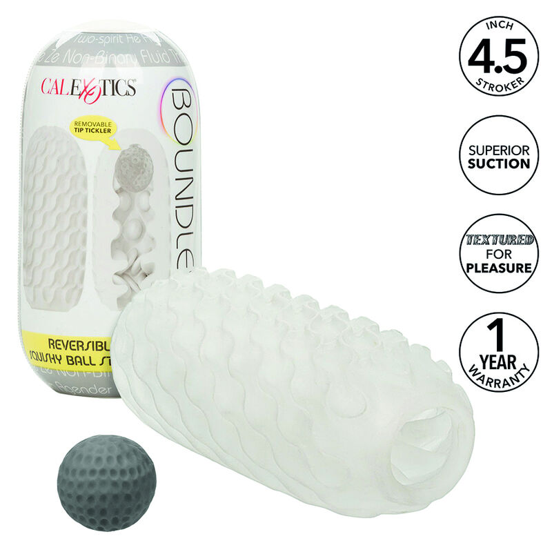 Masturbateur CalExotics Boundless réversible avec boule amovible
