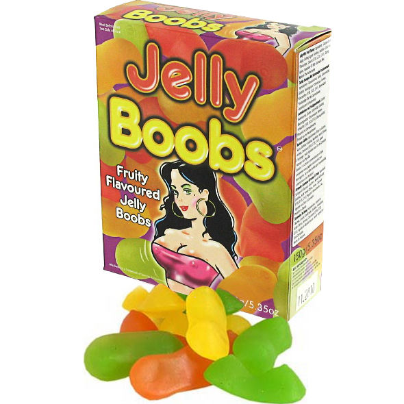 Bonbons fruités Spencer & Fleetwood en forme de seins, 150 g