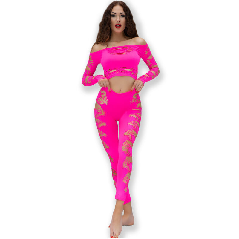 Ensemble lingerie CHILIROSE CR 4632 fuchsia, S/L