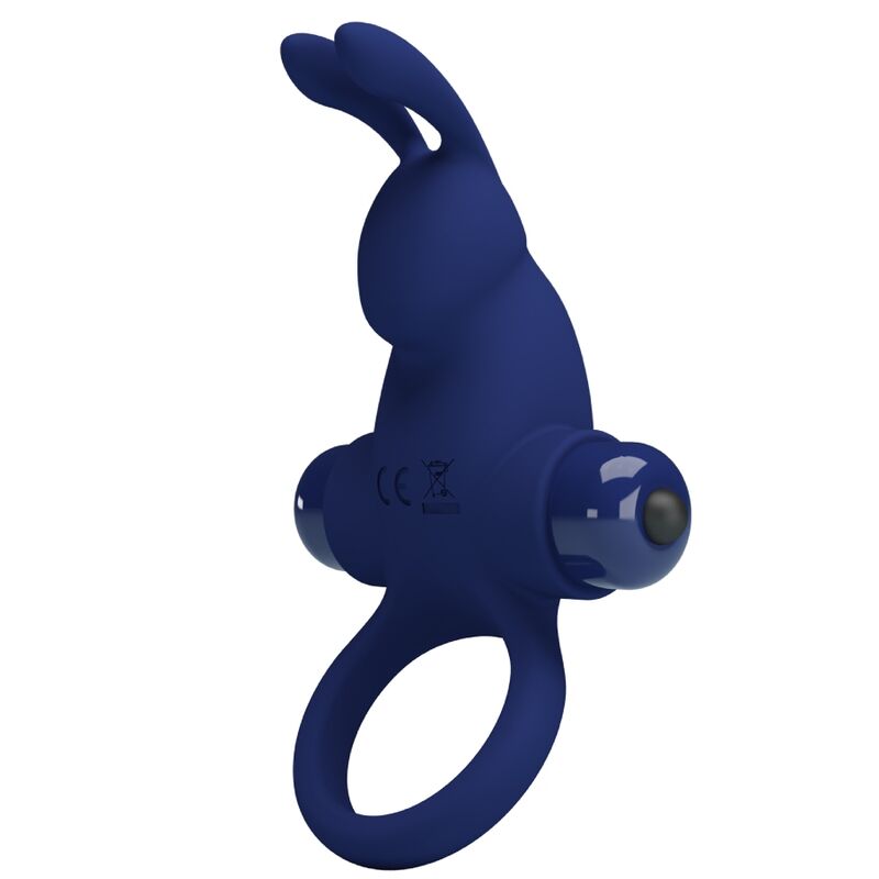 Anneau vibrant pour pénis Pretty Love Jiro, bleu