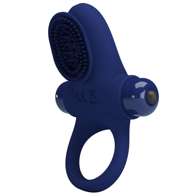 Anneau pénien vibrant Pretty Love Palle, bleu