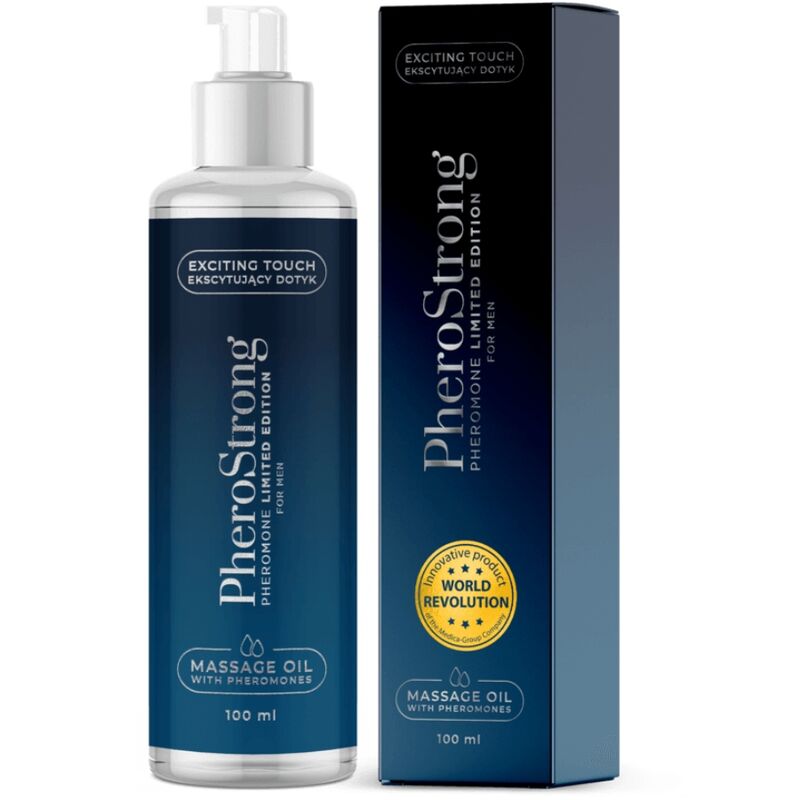 Huile de massage pour homme PheroStrong Limited Edition, 100 ml