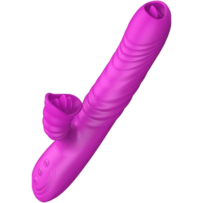 Vibromasseur Rabbit avec double langue et fonction chauffante pour un plaisir intense ARMONY