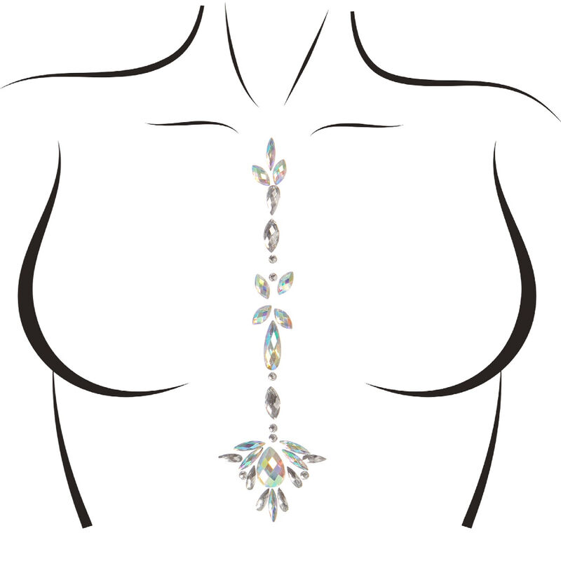 Bijou de corps Leg Avenue Jade avec strass