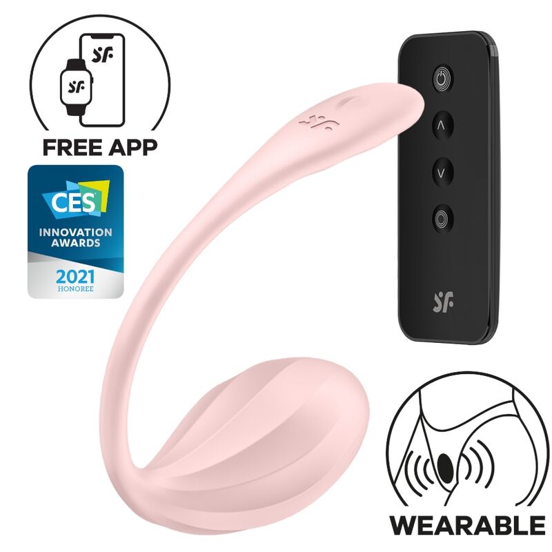 Vibromasseur point G Satisfyer Ribbed Petal rose