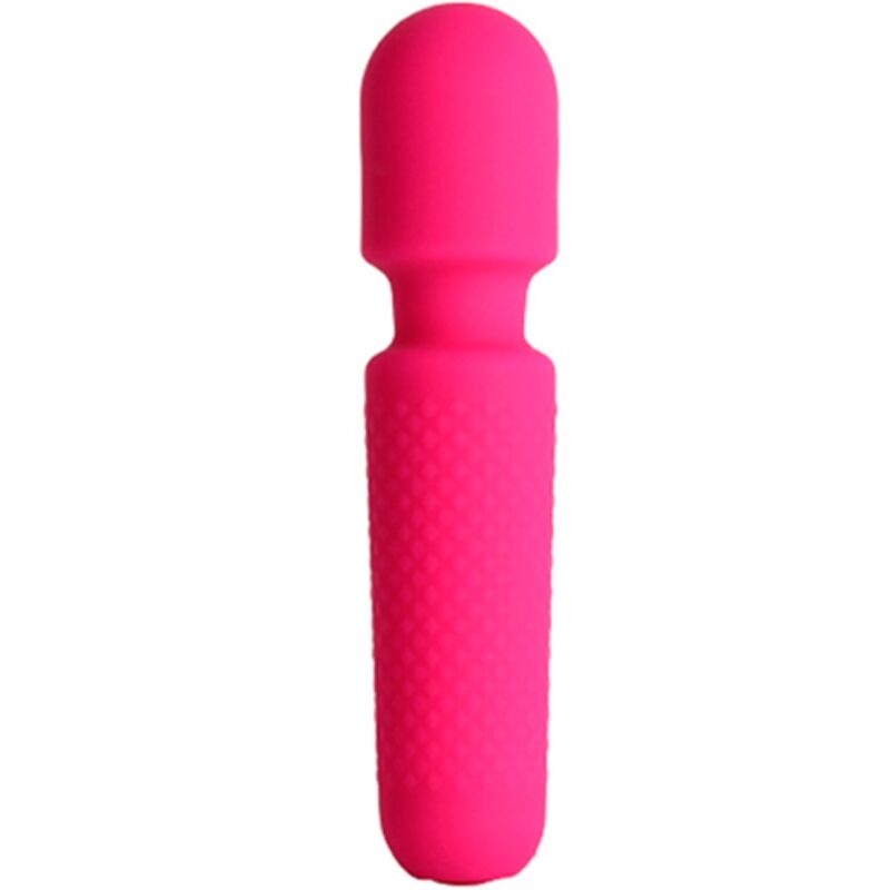 Mini vibromasseur baguette avec 10 modes de vibration, rechargeable, rose ARMONY