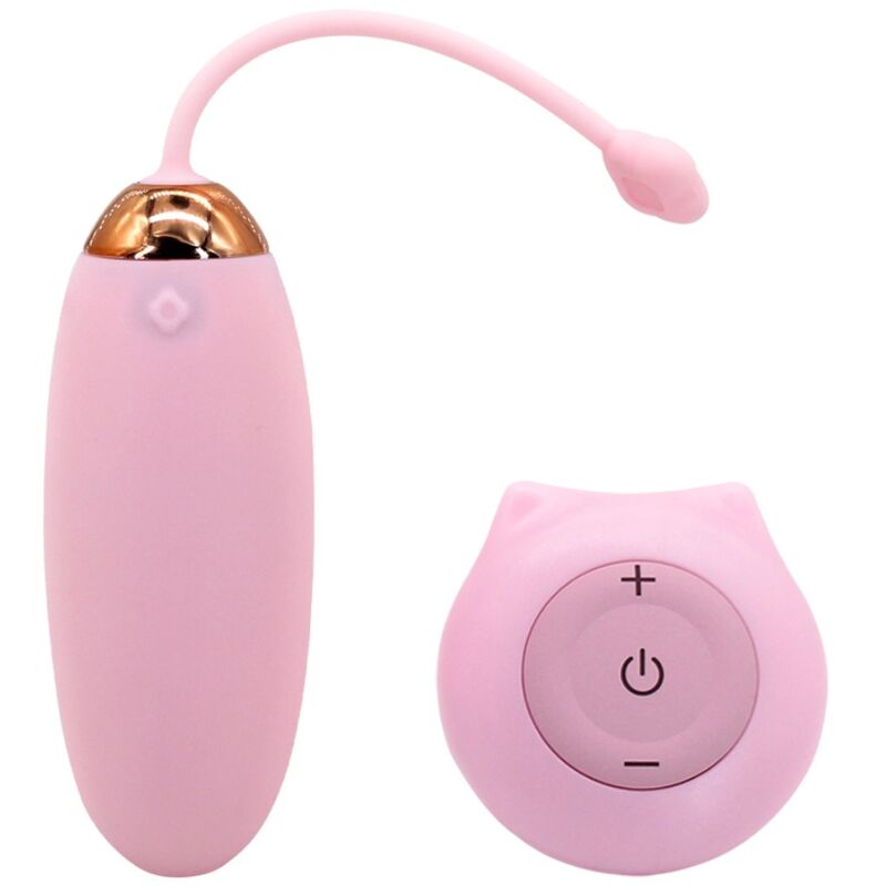 Œuf vibrant avec télécommande, 10 modes, silicone doux, rose ARMONY