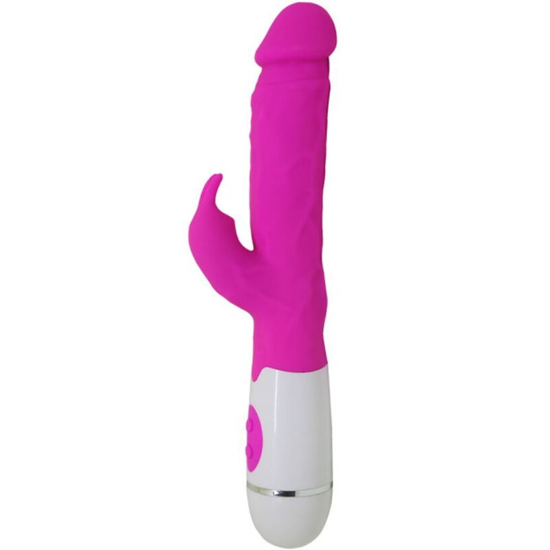 Vibromasseur Rabbit rose en silicone avec 16 modes de vibration ARMONY