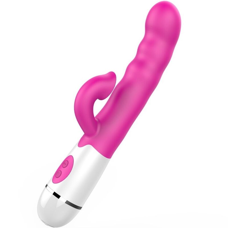 Vibromasseur multifonction avec stimulation par langue et 16 modes, rose ARMONY