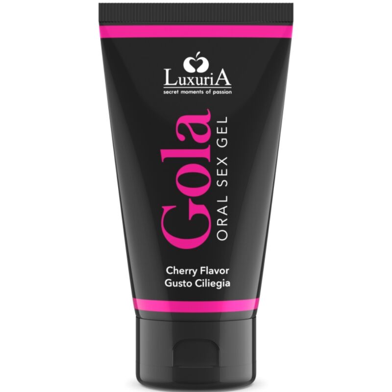 Gel oral Intimateline Luxuria Gola Oral Pleasure, goût cerise, 50 ml