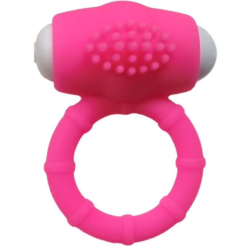Anneau pénien vibrant en silicone rose pour des orgasmes intenses à deux ARMONY