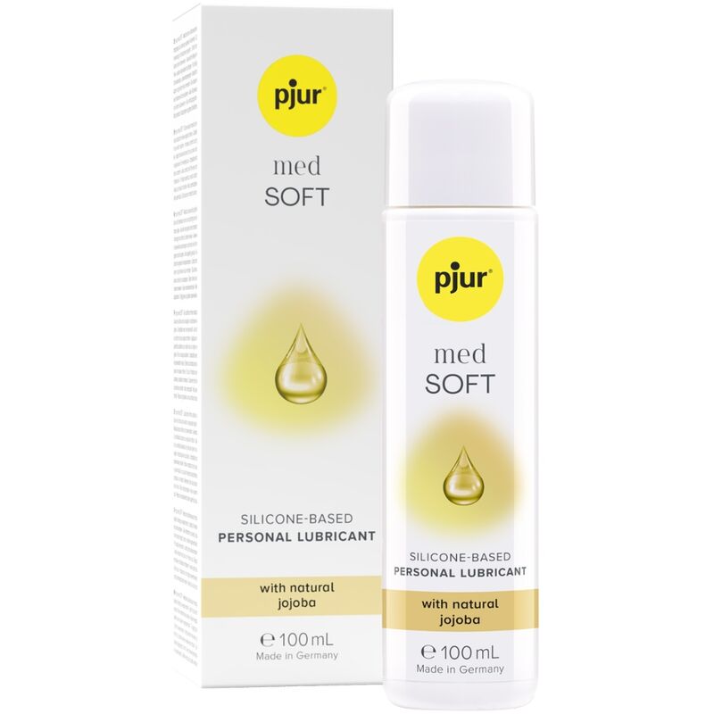 Gel lubrifiant au silicone PJUR Med Soft Glide avec huile de jojoba, 100 ml