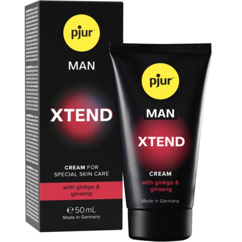 PJUR MAN XTEND crème de massage au ginkgo et au ginseng, 50 ml