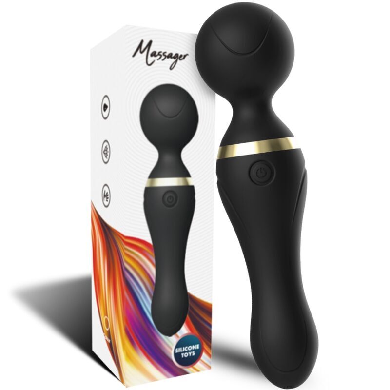 Stimulateur clitoridien ARMONY Freeza avec tête flexible, noir