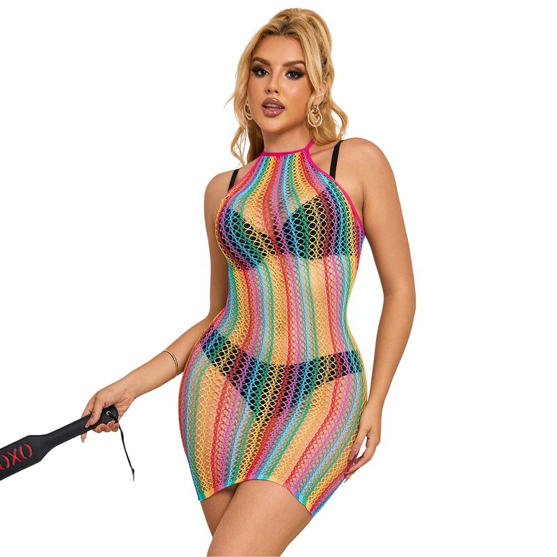 Robe résille arc-en-ciel SUBBLIME, taille unique