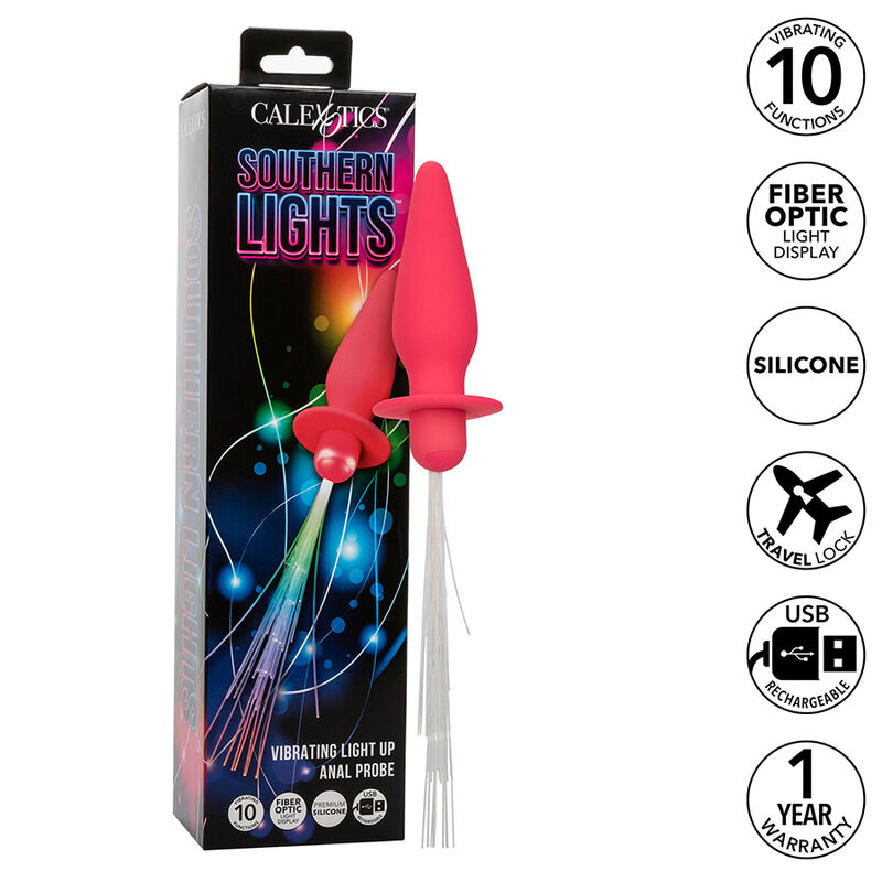 Plug anal vibrant lumineux CalExotics Southern Lights