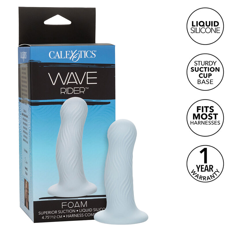 Plug anal CalExotics Wave Rider Foam bleu