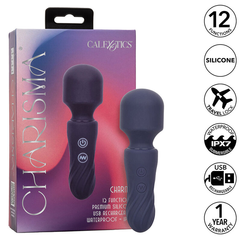 Vibromasseur wand CalExotics Charisma Charm, violet