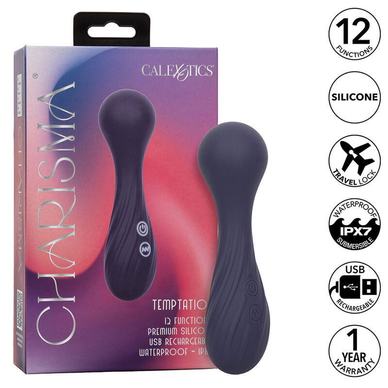 Vibromasseur wand CalExotics Charisma Temptation, violet
