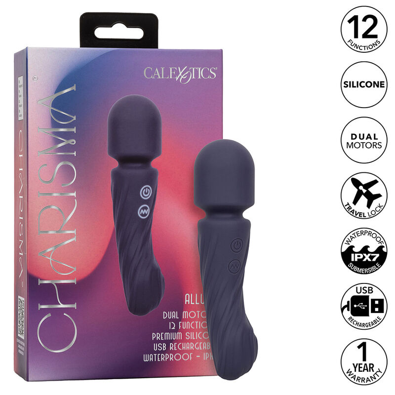 CalExotics Charisma Allure, vibromasseur wand à deux moteurs