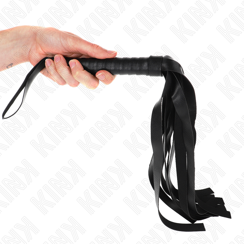 Fouet KINK Black Wide Tail, 48,5 cm