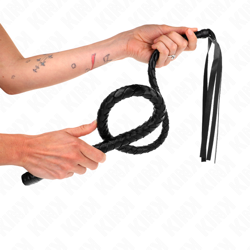 Fouet KINK avec perles, 110 cm