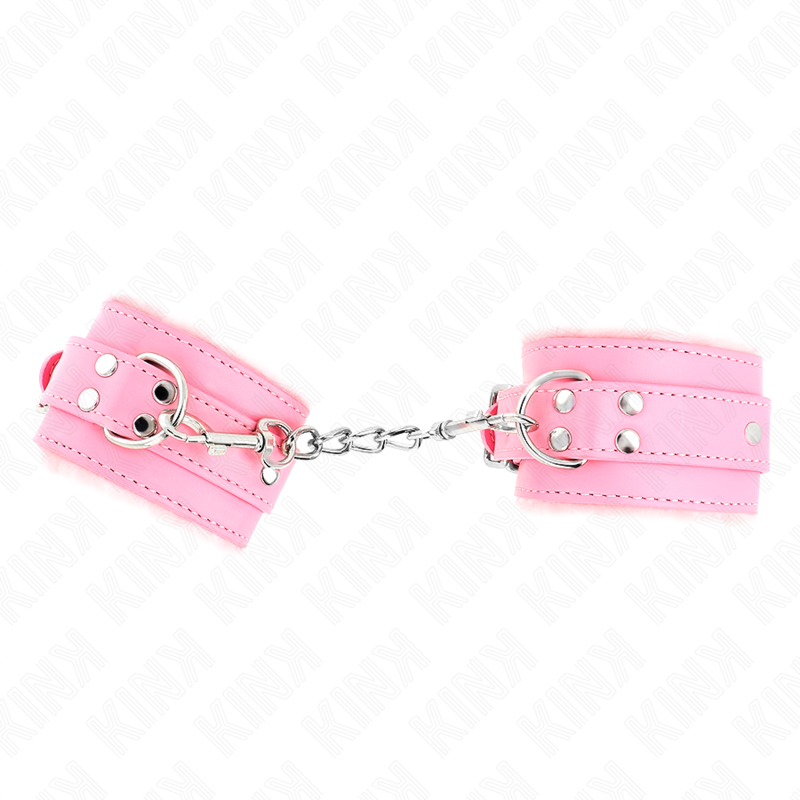 Menottes roses KINK avec doublure en fourrure