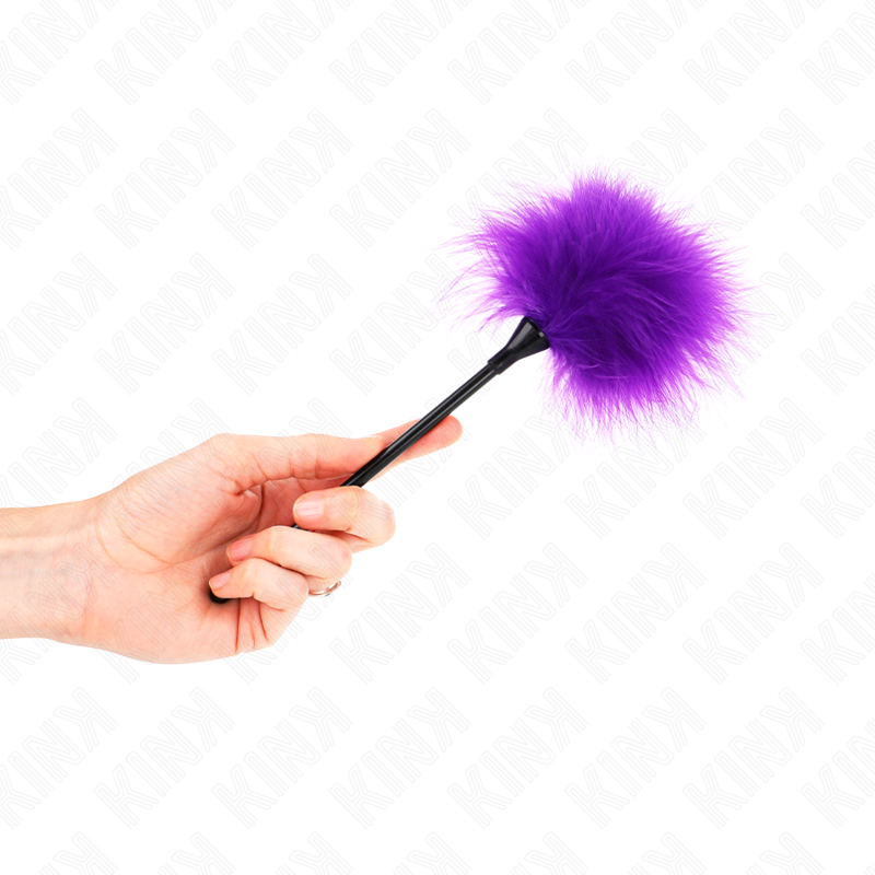 Chatouilleur à plumes KINK violet, 27 cm