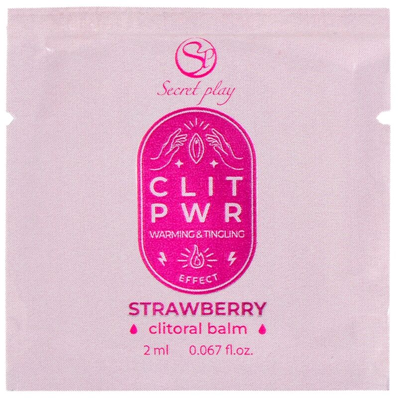 Gel lubrifiant SECRETPLAY goût fraise, 2 ml