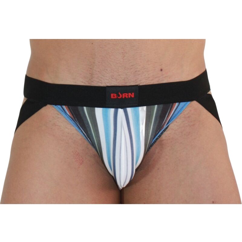 Jockstrap BURN 009 multicolore et noir